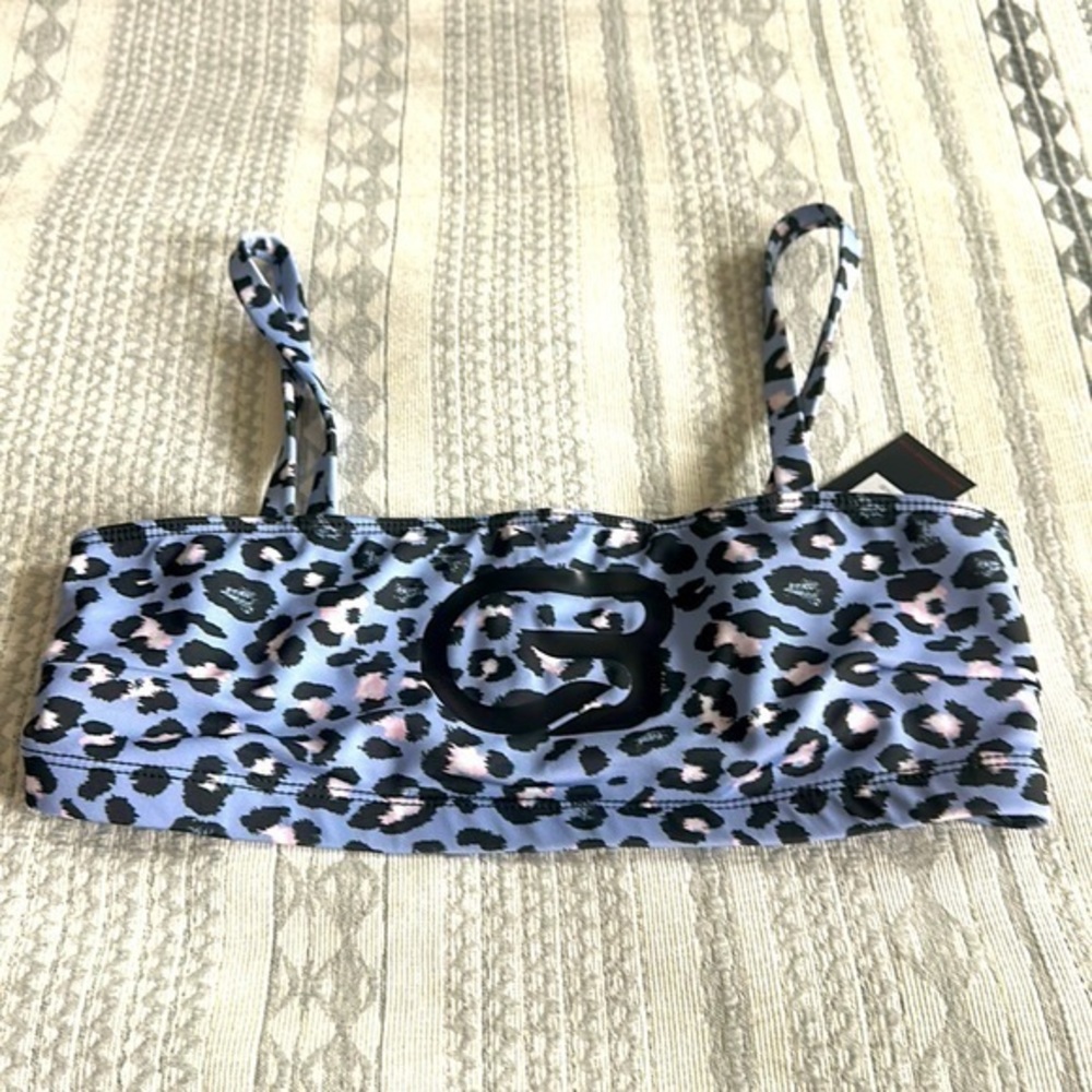 NWT | Cyclebar x Onzie Purple Leopard Print Sports Bra